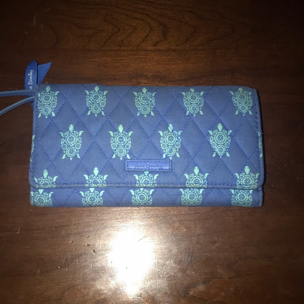 vera bradley turtle wallet
